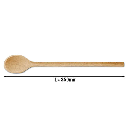 GGM Gastro Muôi Phục Vụ - Dài 350mm - Gỗ - Bầu Dục