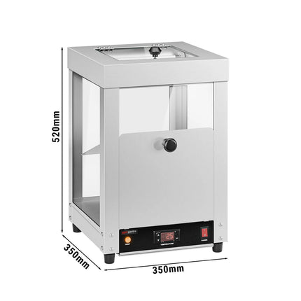 GGM Gastro Nacho & Popcorn Warmer - 300W - Stainless Steel - for Almonds & Nuts
