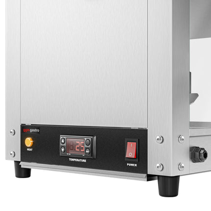 GGM Gastro Nacho & Popcorn Warmer - 300W - Stainless Steel - for Almonds & Nuts