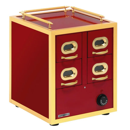 GGM Gastro Nacho Warmer - -  | Warming Drawer Cabinet - 2x2 Drawers - for Almonds & Nuts