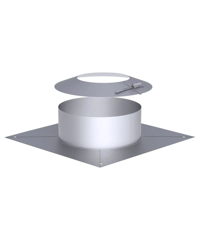 GGM Gastro Nắp Chụp Đỉnh - Có Vòng Chắn Mưa - Ø200mm