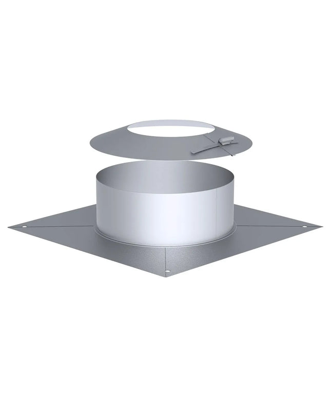 GGM Gastro Nắp Chụp Đỉnh - Có Vòng Chắn Mưa - Ø250mm