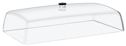 GGM Gastro Nắp Chụp Trưng Bày - GN 1/1 - Polycarbonate - 538x334mm - Cao 145mm