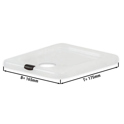 GGM Gastro Nắp Đậy (Tương Thích SSP2, KSP2 & MSP2) - Polypropylene - 165x175x22mm
