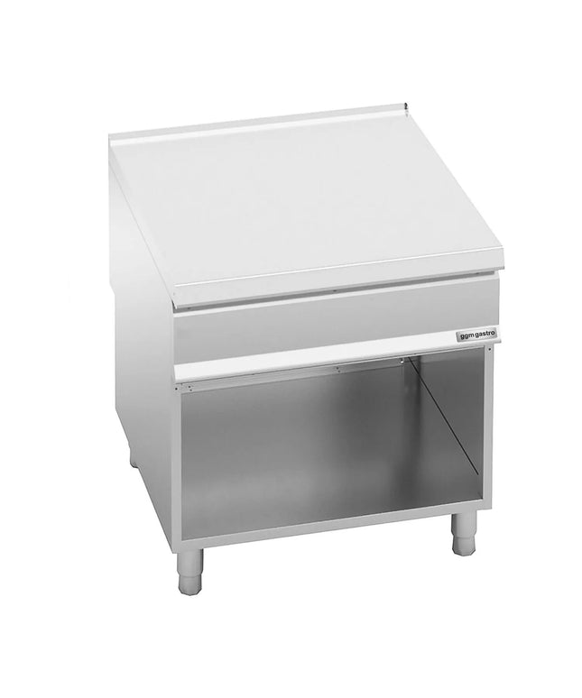 GGM Gastro Neutral Element Stand Unit with Open Substructure Paolo 900 - 800x900x920mm - Stainless Steel AISI 304 | Scotch-Brite satin finish - Series Paolo 900