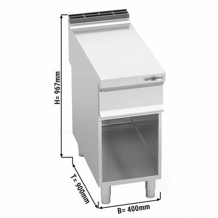 GGM Gastro Neutral Element - with Drawer Lorenzo 900 - 400x900x967mm - Stainless Steel AISI 304