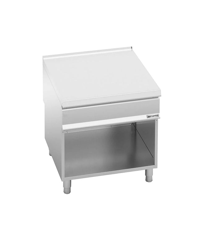 GGM Gastro Neutral Element - with Drawer - Open Substructure Paolo 900 - 800x900x920mm - Stainless Steel AISI 304, Scotch-Brite finish