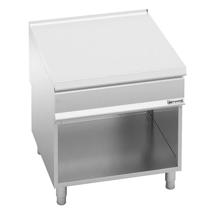 GGM Gastro Neutral Element - with Drawer - Open Substructure Paolo 900 - 800x900x920mm - Stainless Steel AISI 304, Scotch-Brite finish