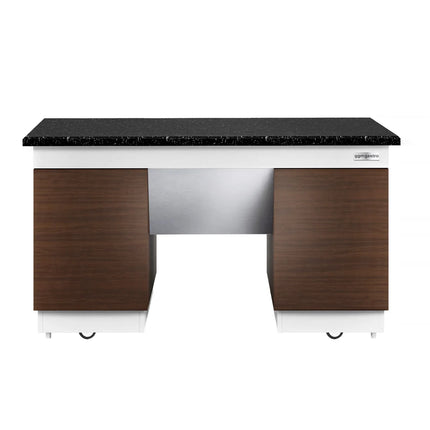 GGM Gastro Neutral Element with Granite worktop - 1600x800x900mm - 4 doors - with Wheels