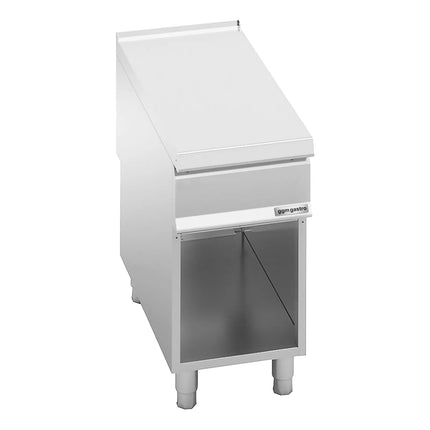 GGM Gastro Neutral Element with Open Substructure Paolo 900 - 400x900x920mm - Stainless Steel AISI 304, Scotch-Brite finish