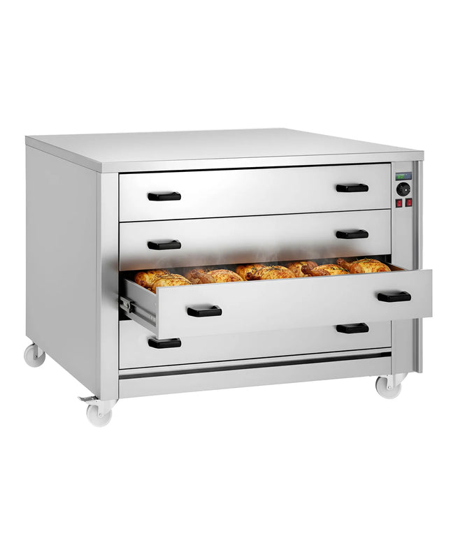 GGM Gastro Ngăn Kéo Giữ Nóng - 4 Ngăn - 4x GN 1/1 - 2kW - 1395x910x1020mm