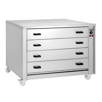 GGM Gastro Ngăn Kéo Giữ Nóng - 4 Ngăn - 4x GN 1/1 - 2kW - 1395x910x1020mm