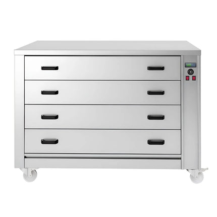 GGM Gastro Ngăn Kéo Giữ Nóng - 4 Ngăn - 4x GN 1/1 - 2kW - 1395x910x1020mm