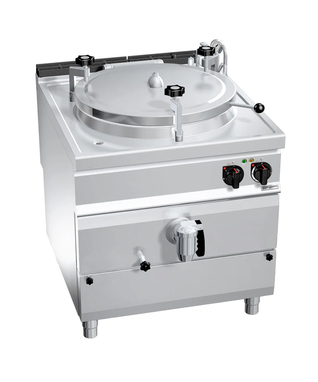 GGM Gastro Nồi Nấu Áp Suất Điện - 200L - 32kW - Gia Nhiệt Gián Tiếp - Kèm Đấu Nối Nước