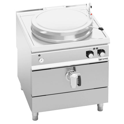 GGM Gastro Nồi Nấu Điện - 100L - 16kW - Gia Nhiệt Gián Tiếp - Kèm Đấu Nối Nước