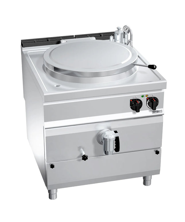 GGM Gastro Nồi Nấu Điện - 200L - 32kW - Gia Nhiệt Gián Tiếp - Kèm Đấu Nối Nước