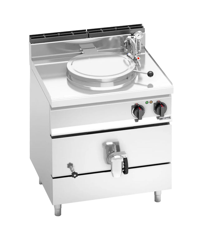 GGM Gastro Nồi Nấu Điện - 55L - 9kW - Gia Nhiệt Gián Tiếp - Kèm Đấu Nối Nước