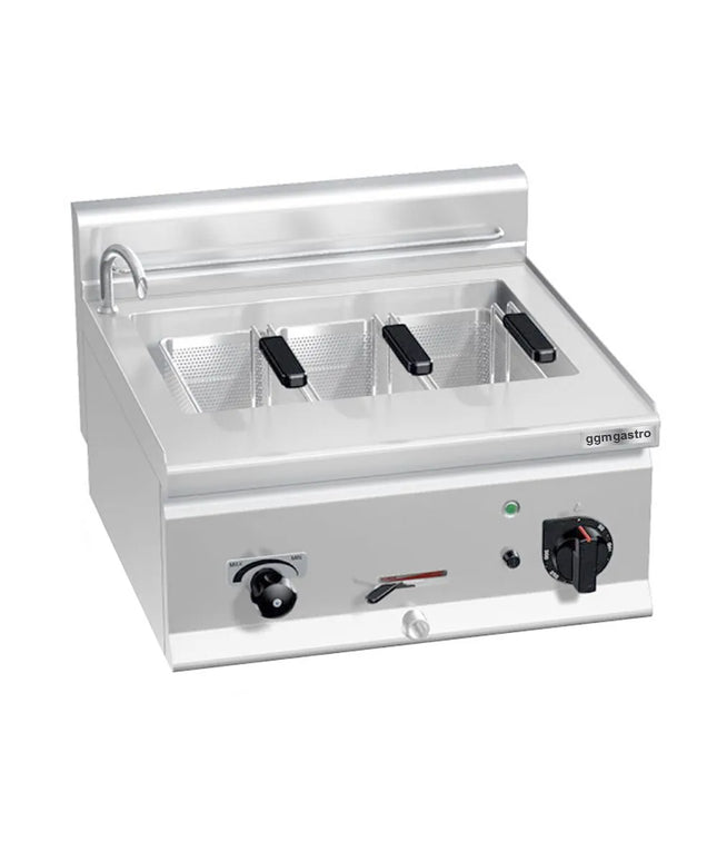 GGM Gastro Nồi Nấu Mì Điện - 1 Bồn - Để Bàn - 25L - 8.25kW - Có Van Xả