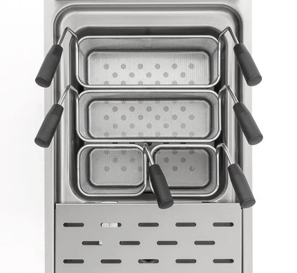 GGM Gastro Nồi Nấu Mì Điện - 1 Bồn - Đứng Độc Lập - 30L - 8kW - Có Van Xả