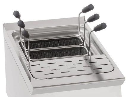 GGM Gastro Nồi Nấu Mì Điện - 1 Bồn - Đứng Độc Lập - 30L - 8kW - Có Van Xả