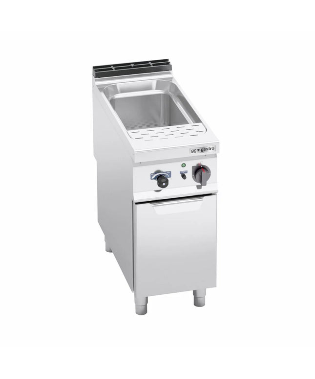 GGM Gastro Nồi Nấu Mì Điện - 1 Bồn - Đứng Độc Lập - 40L - 10kW - Có Van Xả