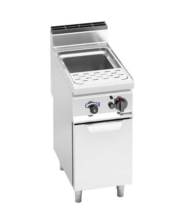 GGM Gastro Nồi Nấu Mì Gas - 1 Bồn - Đứng Độc Lập - 30L - 10kW - Có Van Xả
