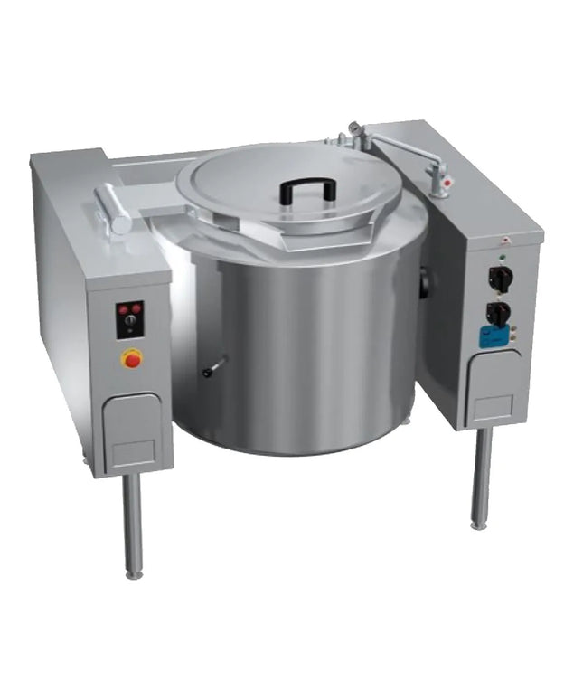 GGM Gastro Nồi Nấu Nghiêng Điện - 150L - 18kW - Gia Nhiệt Gián Tiếp - Kèm Đấu Nối Nước