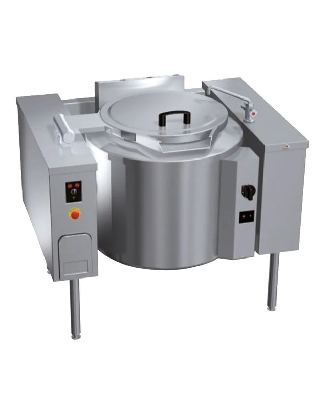 GGM Gastro Nồi Nấu Nghiêng Gas - 150L - 21kW - Gia Nhiệt Gián Tiếp - Kèm Đấu Nối Nước