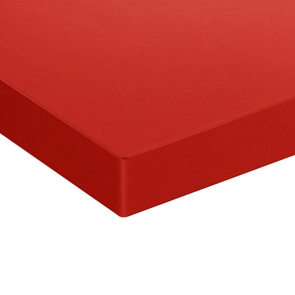 GGM Gastro Non-Slip Chopping Board for Prep Table - 1800x600mm - Thickness: 40mm - HACCP-Compliant - PE 500 (HDPE) - Red