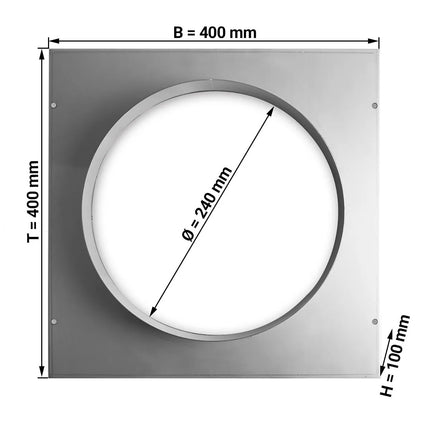 GGM Gastro Ống Góp - Ống Dẫn Hút - Ø240mm