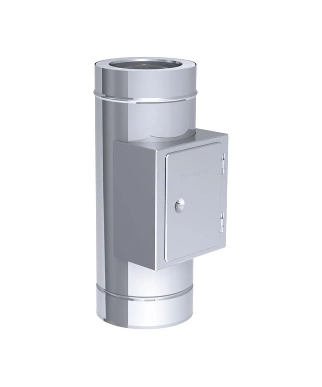GGM Gastro Ống Khói Có Cửa Vệ Sinh - Thép Không Gỉ - Ø200mm