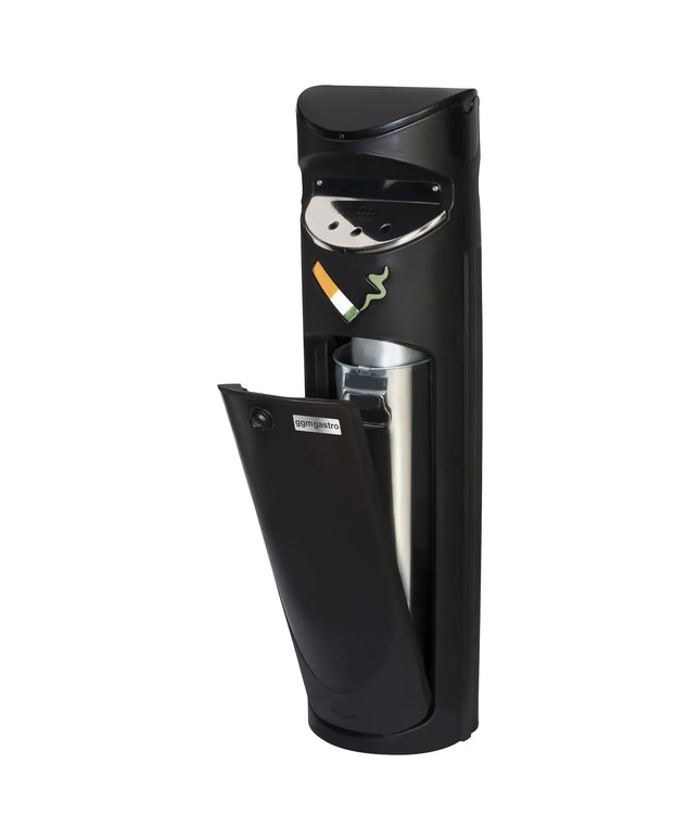 GGM Gastro Outdoor Cigarette Bin & Standing Ashtray - Stainless Steel - 1040mm