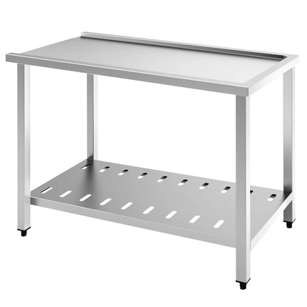 GGM Gastro Outfeed Table for Dishwasher – 1100 mm – with Bottom Shelf – for DSHI1080WD