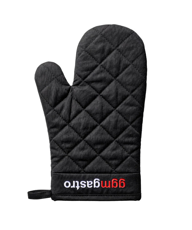 GGM Gastro Oven Mitt - Black - Size: One Size - Heat-Resistant up to 180°C