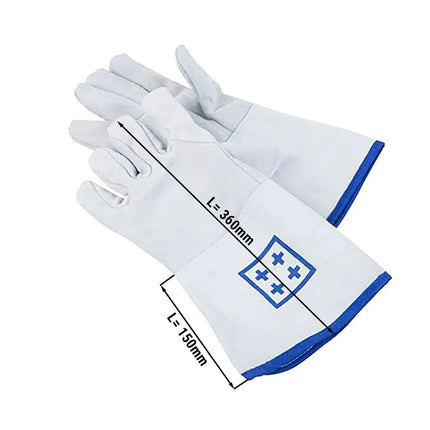 GGM Gastro Oven Mitt - Leather - Length: 360mm - Heat-Resistant up to 300°C