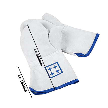 GGM Gastro Oven Mitt - Leather - Length: 360mm - Heat-Resistant up to 300°C