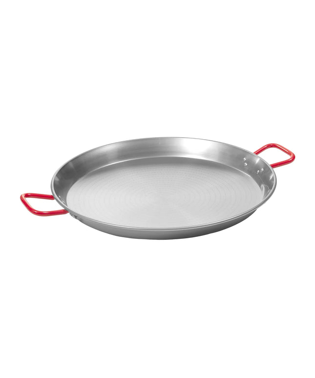 GGM Gastro Paella Pan - Ø 600mm - Carbon Steel - red handles
