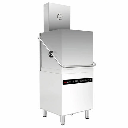 GGM Gastro Pass Through Dishwasher - Digital Controls - 8.7 kW - with Heat Recovery, Detergent and Rinse Aid Dosing Pumps, Drain Pump