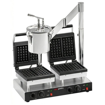 GGM Gastro Piston Funnel - Manual - 4 L - Adjustable size - Stainless steel