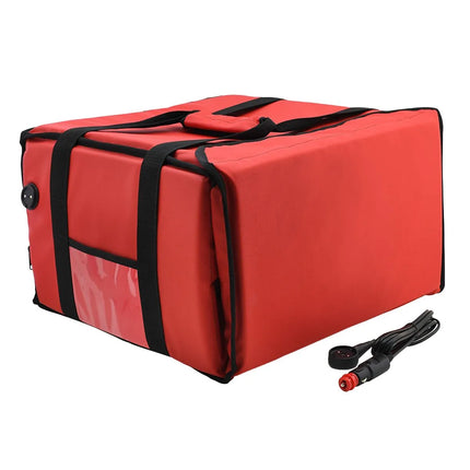 GGM Gastro Pizza Bag / Insulated Bag - 4 pizza boxes 350x350mm - 350x350x200mm - Red