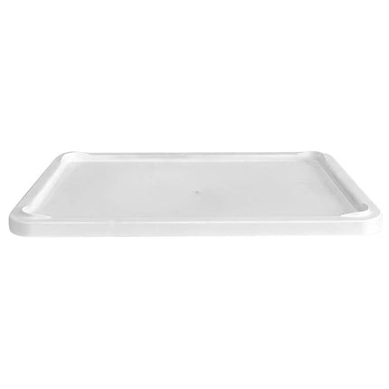 GGM Gastro Pizza Dough Tray Set - EN 600x400 - Height: 75mm - Polypropylene - White - 8 Trays & 1 Lid