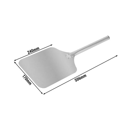 GGM Gastro Pizza Peel - Aluminium - 170x240mm - Length:50.6cm