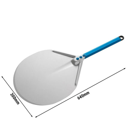 GGM Gastro Pizza Peel AZZURRA - Aluminium - Ø330mm - Length:30cm
