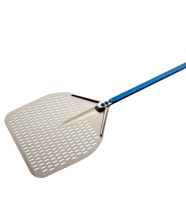 GGM Gastro Pizza Peel AZZURRA - Aluminium - 330x330mm - Length:60cm - perforated