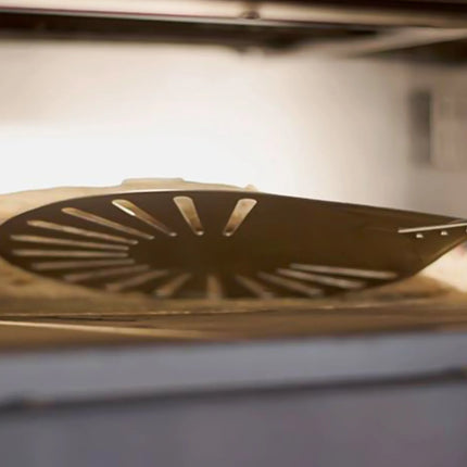 GGM Gastro Pizza Peel AZZURRA - Stainless Steel - 200x200mm - Length:150cm - perforated