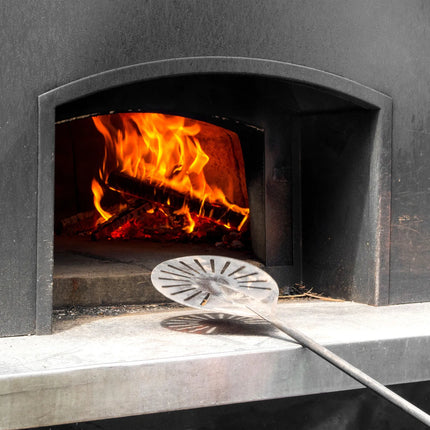 GGM Gastro Pizza Peel AZZURRA - Stainless Steel - 200x200mm - Length:150cm - perforated