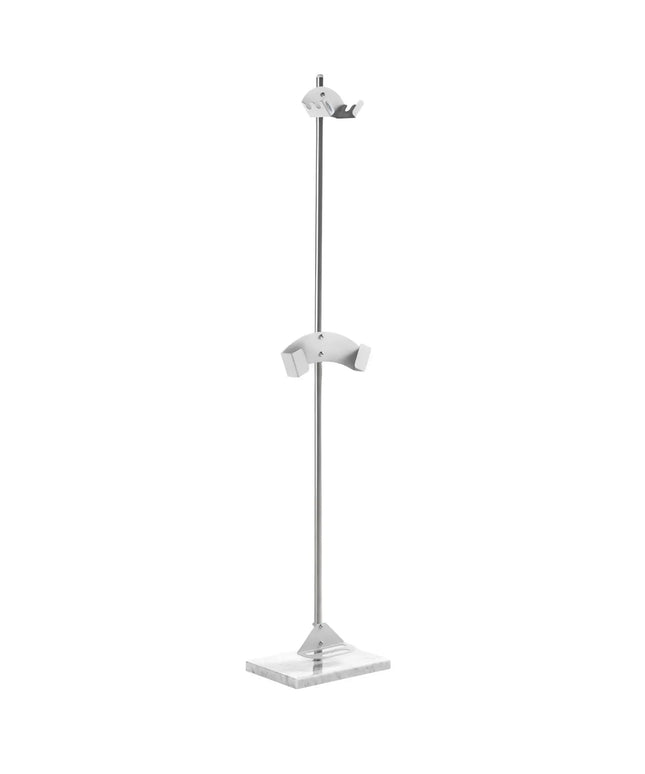 GGM Gastro Pizza Peel Holder - 350x250x1750mm - Stainless Steel - with Marble base, anodised aluminium mounting brackets
