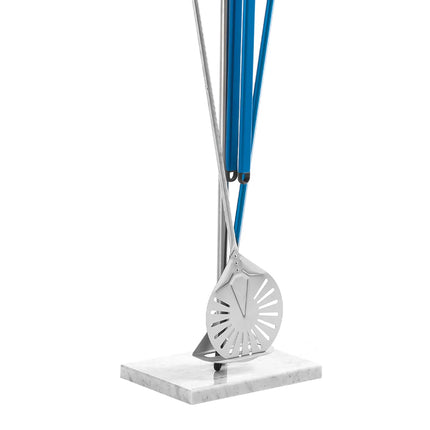 GGM Gastro Pizza Peel Holder - 350x250x1750mm - Stainless Steel - with Marble base, anodised aluminium mounting brackets