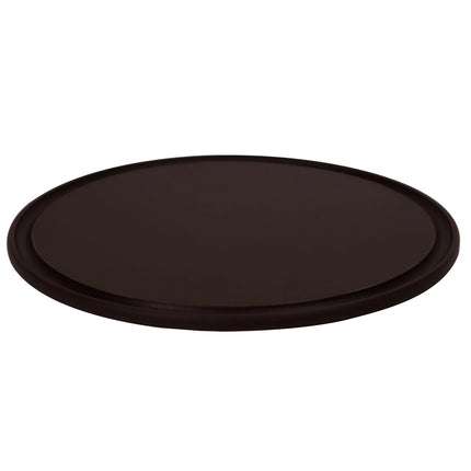 GGM Gastro Pizza Plate - Polyethylene - Ø200mm - with juice groove - Brown