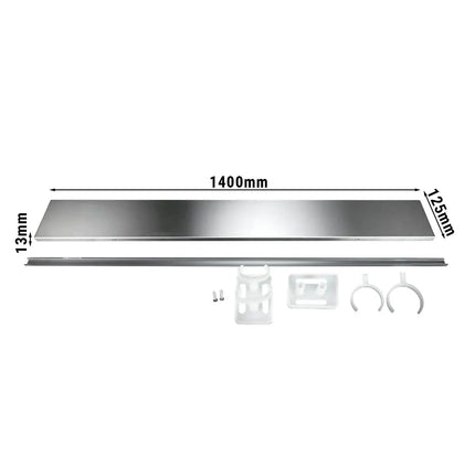 GGM Gastro Plinth - 1400x125mm - for Series ASK, ADK, GSK, SSK, SSR, SSIE, WDR & WSR